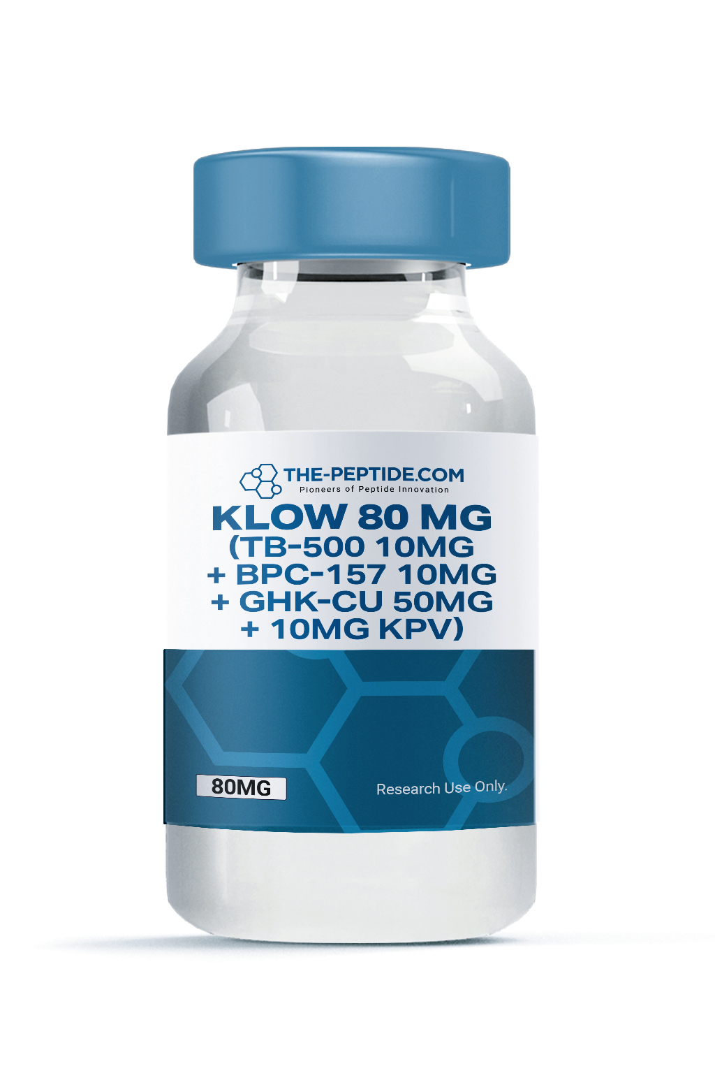 Klow 80 MG (TB-500 10mg + BPC-157 10mg + GHK-Cu 50mg + 10MG KPV)